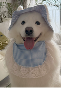 Cute Cartoon Pet Scarf Bib – Adorable Drool Towel for Dogs & Cats